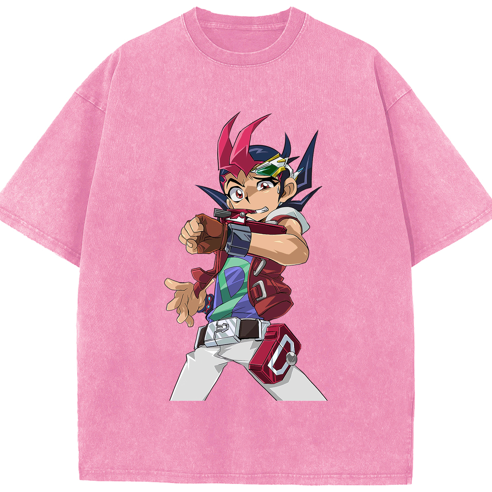 （画像用） 遊☆戯☆王 Yu-Gi-Oh! 綿100% ヴィンテージ風 半袖Tシャツ（フロントプリント）